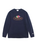프룻오브더룸(FRUIT OF THE LOOM) VINTAGE LOGO CREWNECK NAVY - 10,900원 | 무신사 스토어