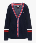 타미진스(TOMMY JEANS) [남성] 린넨혼방 오버사이즈핏 브이넥 가디건 TJMT1WAE60D0 B70 - 105,000원 | 무신사 스토어