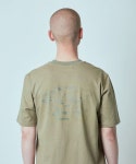 스테디콤마(STEADY COMMA) 월드맵 프린트 티셔츠 카키 - 32,000원 | 무신사 스토어