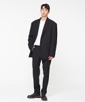 미니멀코드(MINIMALCODE) [세트상품]오버핏 2버튼 블레이저 수트 셋업 블랙 - 150,000원 | 무신사 스토어