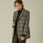 카인드라운지(KIINDLOUNGE) 셉템버 체크 자켓_그레이 - 149,000원 | 무신사 스토어