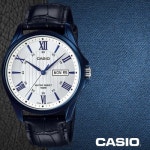 카시오(CASIO) MTP-1384BUL-7A  남성시계 가죽밴드 손목시계 - 89,900원 | 무신사 스토어