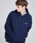 힐(HEAL) [unisex] signature hoody (navy) - 66,000원 | 무신사 스토어
