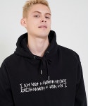 아임낫어휴먼비잉(I AM NOT A HUMAN BEING) Basic Logo Hoody (4color) - 39,500원 | 무신사 스토어