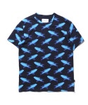 디스이즈네버댓(THISISNEVERTHAT) SHARK TEE NAVY - 39,000원 | 우신사 스토어