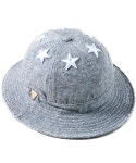 헤이터(HATER) 식스스타 멀티컬러 넵 그레이 버킷햇 Six Stars with Multi Colored nep Grey Bucket Hat - 28,000원 | 무신사 스토어... 