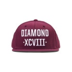 다이아몬드서플라이(DIAMOND SUPPLY CO.) XCVII Snapback in Burgundy - 56,000원 | 무신사 스토어 - 셀렉트숍