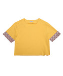 드레스덴(DRESDEN) WDS-TS05-yellow 스웨이드 파츠 크롭 티셔츠 - 36,000원 | 무신사 스토어 - 셀렉트숍무신사 스토어 - 셀렉트숍