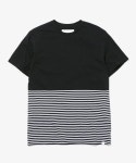 디스이즈네버댓(THISISNEVERTHAT) TWO TONE BORDER TEE BLACK - 39,000원 | 무신사 스토어 - 셀렉트숍 무신사 스토어 - 셀렉트숍