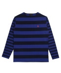콰이트(QUITE) [콰이트] Double Type Stripe T (B/N) - 48,000원 | 무신사 스토어