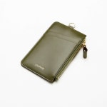 포안(POANE) ZIP CARD HOLDER_KHAKI - 29,000원 | 우신사 스토어