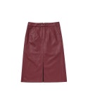 브로큰맨션(BROKENMANSION) (WOMEN) Leather long skirt - 98,000원 | 무신사 스토어 - 셀렉트숍 무신사 스토어 - 셀렉트숍