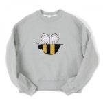 메종드슈크레(MAISON DE SUCRE) [기모]HONEYBEE SWEAT SHIRTS[KHAKI GRAY] - 28,000원 | 무신사 스토어 - 셀렉트숍 무신사 스토어... 