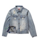 와이플러스세븐(WHYPLUSSEVEN) destroyed denim JKT / 데님 자켓 - 79,000원 | 무신사 스토어 - 셀렉트숍 무신사 스토어 - 셀렉트숍