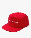 해브 어 굿 타임(HAVE A GOOD TIME) Side Logo Snapback - Red - 29,400원 | 무신사 스토어