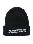 아임낫어휴먼비잉(I AM NOT A HUMAN BEING) Basic Logo Beanie - Black - 29,000원 | 무신사 스토어