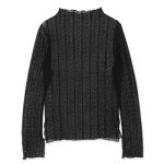 앳코너(ATCORNER) 앳코너 ATBL7A502BK 블랙 폴리혼방 레이스장식 보틀넥 블라우스 - 59,000원 | 무신사 스토어 - 셀렉트숍 무신사 스토어... 
