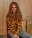 버닝(BURNING) Double Pocket Check Shirt (Yellow) - 58,800원 | 우신사 스토어