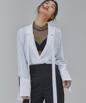 살롱드서울(SALON DE SEOUL) WOMAN DOUBLE JACKET BLOUSE (WHITE) - 78,400원 | 무신사 스토어 - 셀렉트숍