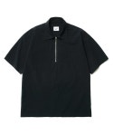 파르티멘토(PARTIMENTO) Ripstop Pullover 1/2 Shirts Black - 29,900원 | 무신사 스토어