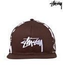스투시(STUSSY) 스투시 캣 플라워 스냅백 브라운 - 25,000원 | 무신사 스토어 - 셀렉트숍