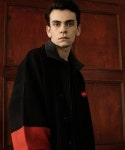 알이씨 인터뷰(REC interview) COLOR BLOCK CARDIGAN(BLACK) - 78,000원 | 우신사 스토어