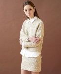밀로그램(MILLOGREM) comma tweed pullover - cream - 139,000원 | 무신사 스토어