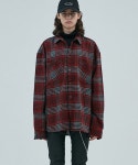 더 티셔츠 뮤지엄(THE T-SHIRT MUSEUM) 17aw oversized check shirt - 62,000원 | 우신사 스토어