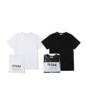 엠에이더블유(MAW) 2PACK 코튼 베이직 하프 티셔츠 - 13,000원 | 무신사 스토어