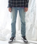 퍼스트플로어(FIRSTFLOOR) [#101-002] estilo - tinted light blue (cropped_open leg) - 74,000원 | 무신사 스토어