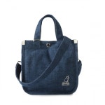 캉골(KANGOL) Canvas Tote Bag Mini 3727 DENIM NAVY - 49,000원 | 무신사 스토어