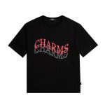 참스(CHARMS) WAVE LOGO SHORT SLEEVE T BLACK - 39,000원 | 무신사 스토어