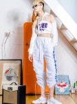 카이쇼(KYISHOO) 로고 밴딩 팬츠 WHITE - 129,000원 | 무신사 스토어