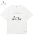 바스틱(VASTIC) 슬로우 웨이브 팜트리 그래픽 티셔츠_화이트 - 13,500원 | 무신사 스토어