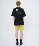 뮤게(MUGUET) BACK PRINT T-SHIRTS (BLACK) - 41,600원 | 무신사 스토어