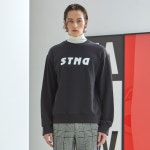 제너럴아이디어 스탠다드(GENERALIDEA STANDARD) STND 맨투맨 티셔츠 / 블랙 - 24,500원 | 무신사 스토어