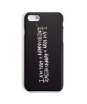 아임낫어휴먼비잉(I AM NOT A HUMAN BEING) [18FW] PHONE CASE ( IPHONE 7/8) - BLACK - 25,000원 | 무신사 스토어