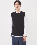 하레(HARE) 베이직 오버핏  베스트  (HDFMVT002BLK) - 49,000원 | 무신사 스토어