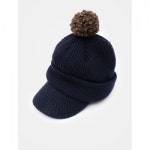 에잇세컨즈(8SECONDS) 네이비 골지 폼폼 캡 비니 (198X8BWY2R) - 19,900원 | 무신사 스토어