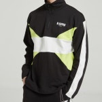 왓해픈(WHATHAPPEN) COLORATION HALF ZIP UP (BLACK) - 63,000원 | 무신사 스토어