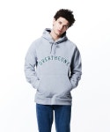 오버더원(OVERTHEONE) [038] LOGO BASIC FIT RAGLAN HOODIE (GRAY) - 48,600원 | 무신사 스토어