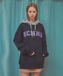 노이커먼(NOYCOMMON) PURPLE PATCH HOODIE BK - 67,150원 | 무신사 스토어