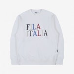 휠라(FILA) 이탈리아 멀티컬러 자수 맨투맨(FE2POB5107XOWH) - 47,000원 | 무신사 스토어