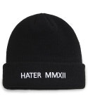 헤이터(HATER) 헤이터 MMXII 스탠다드 롱 비니 블랙 - 32,000원 | 무신사 스토어