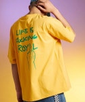 로얄라이프(ROYALLIFE) RL437 배드핑거 반팔 - 옐로우 - 27,200원 | 무신사 스토어