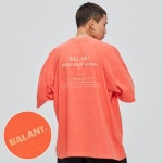 발란트(BALANT) 피그먼트 호프 앤드 패션 티셔츠 - 오렌지 - 36,000원 | 무신사 스토어