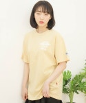 코드아이엠(CODE IM) 19S/S 오버핏 인터내셔널 지구 로고 프린팅 반팔티 옐로우 - 27,200원 | 무신사 스토어