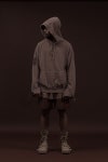 오베르(OVERR) TOME.1 VELCRO PIGMENT BROWN HOODIE - 78,000원 | 무신사 스토어