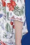 문수권세컨(MSKN2ND) FLORAL OVERSIZED SS SHIRT WHITE - 93,000원 | 무신사 스토어