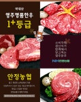 농협몰(NH싱씽몰) [영주 안정농협]영주한우 1+등급 채끝 300g